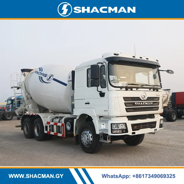 New Shacman F3000 6x4 Euro2 340Hp Cement Mixer Truck