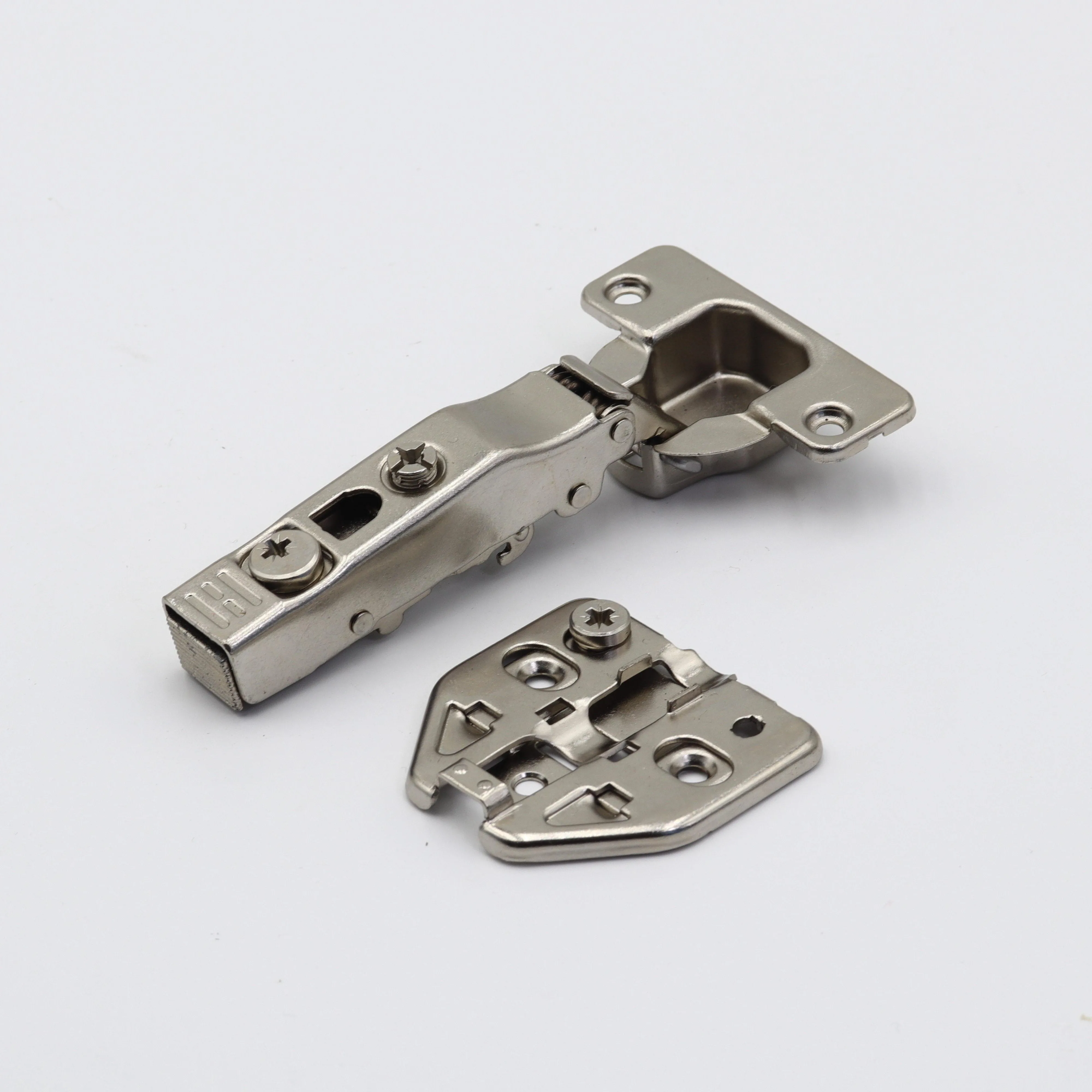 One-Touch Push open and soft close cabinet hinge system