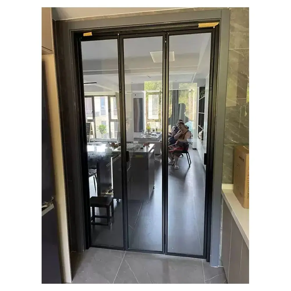 Prima manufacturer very narrow flat door narrow frame sliding glass door