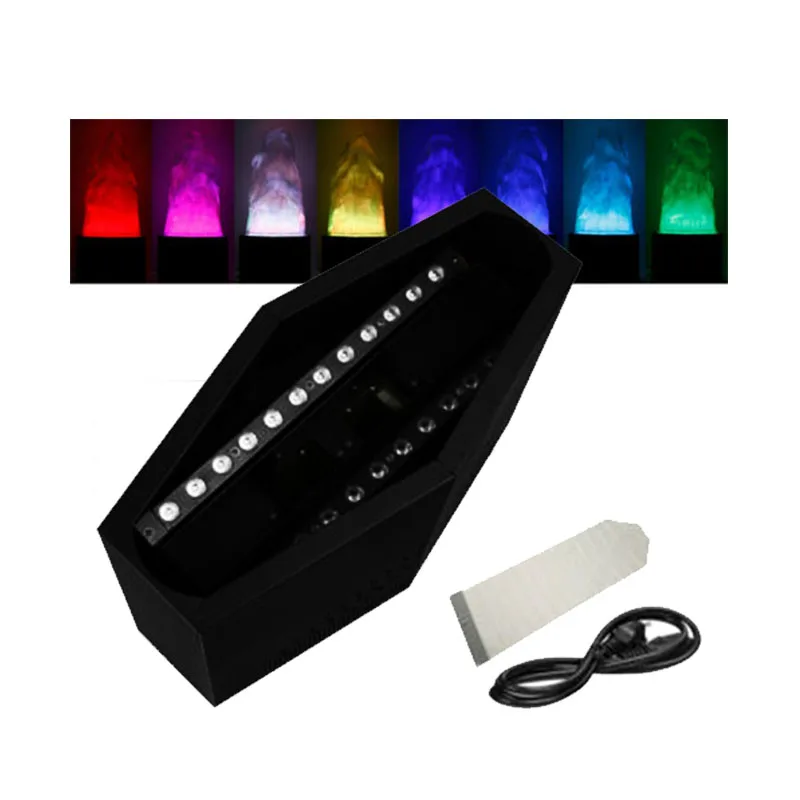 Цветная RGB 120 Вт Светодиодная шелковая лампа пламени с управлением DMX поддельная машина полноцветная светодиодная 1 8 м эффектом сценического