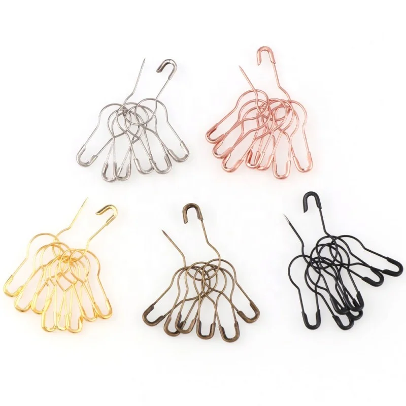 Stitch Marker Metal Gourd Safety Bulb Pin Guard Quilting Calabash Pin for Hand Sewing DIY Crafts Home