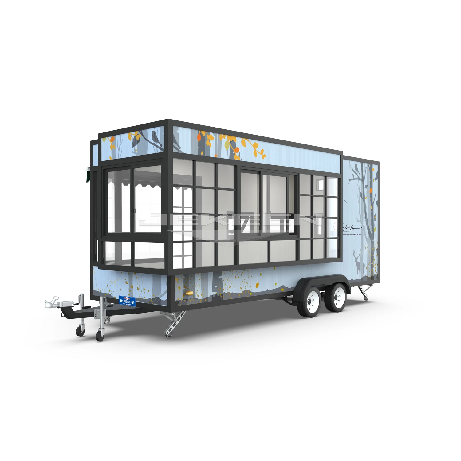 JEKEEN 2019 новый дизайн трейлер для кемпинга автомобиль-трейлер дорожный RV-
