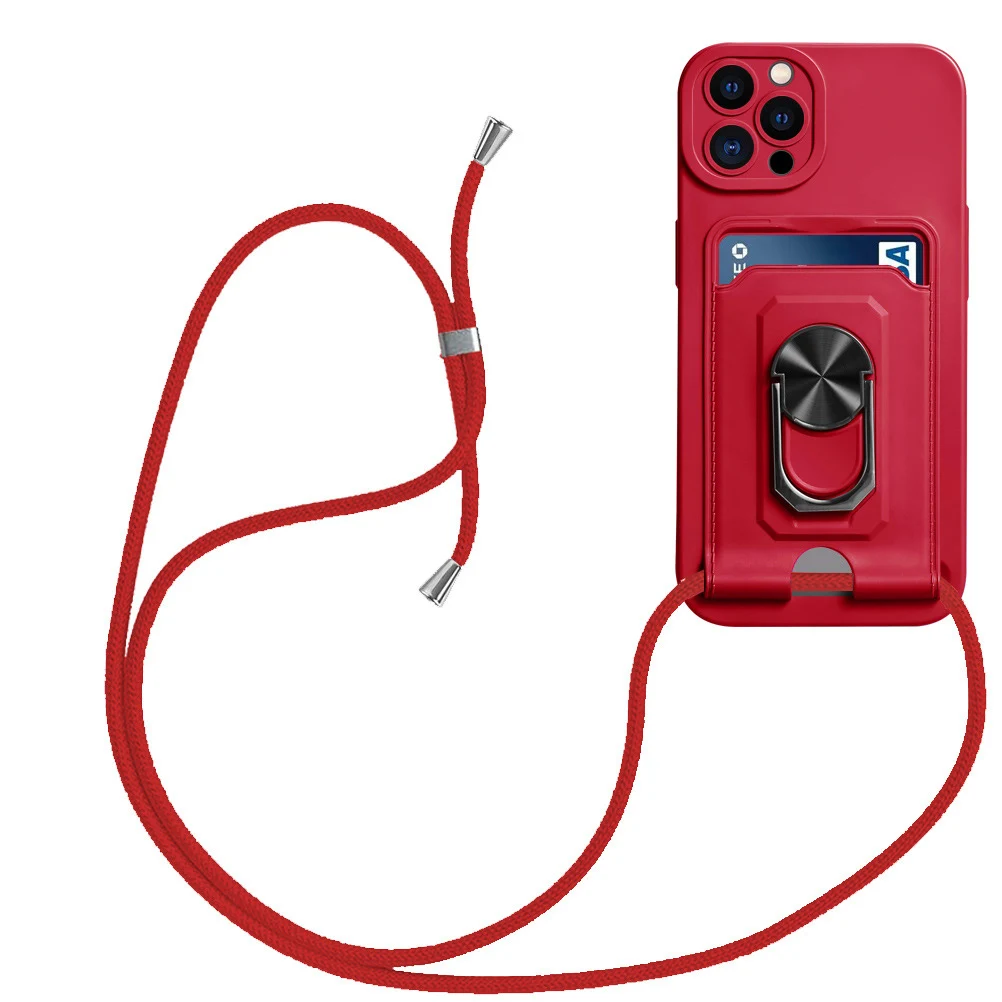 Mobile Phone Strap and Case for Phone Case for Xiaomi for Redmi Note 10 Pro 10T POCO X3 Pro 10 10C Note 7 8 Pro