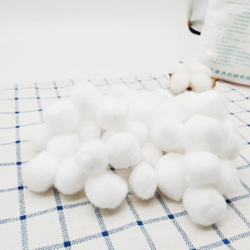 Low Price Cotton Balls Sterile Dental Surgical Absorbent Soft Jumbo Bulk Medical Cotton Wool Balls Organic Manufacturing