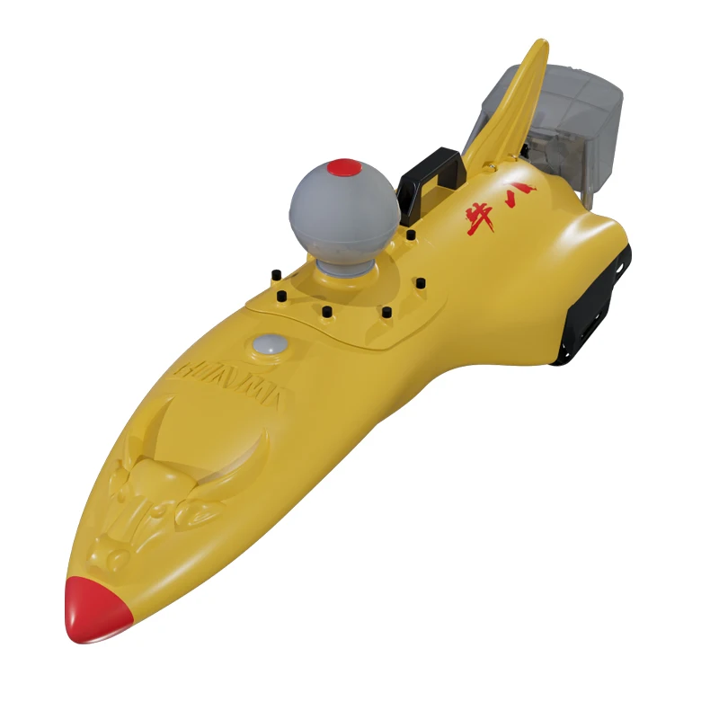 RC fishing surfer with fishfinder GPS