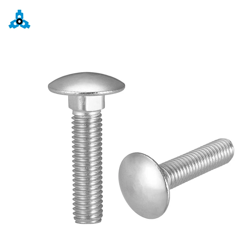 DIN603 Carriage Mushroom Head Square Neck Bolts Stainless Steel OEM Stock Support