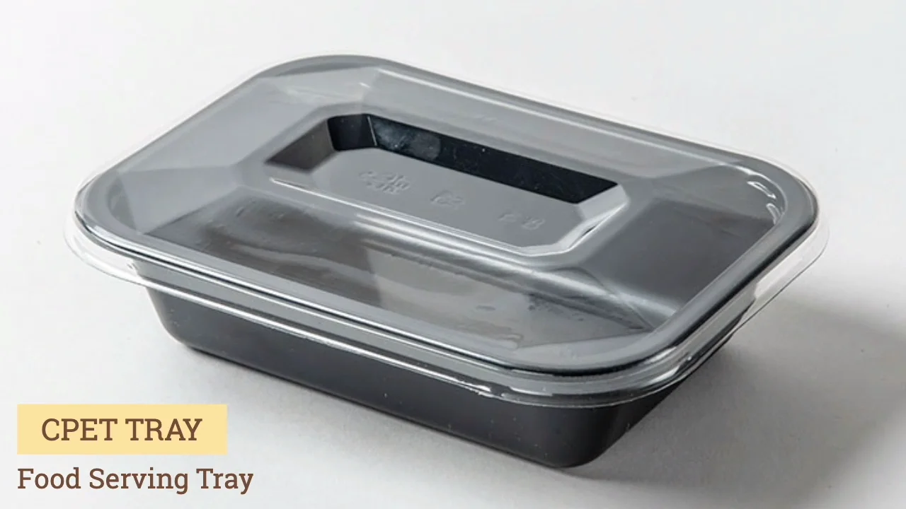 CPET High-heat Resistant Disposable Microwave And Oven Safe Food Containers For Airline