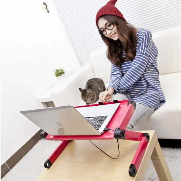 Design Adjustable Laptop Stand Notebook Table 2019 Office Furniture Office Desks Home Furniture Hot Selling New for Bed Folding