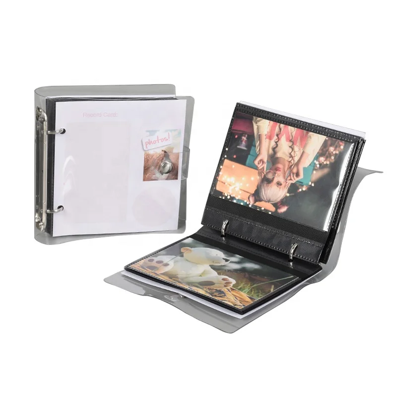 Loose Leaf Custom Inner Pages Scrapbook Collect Book PVC 4x6 Photo Albums