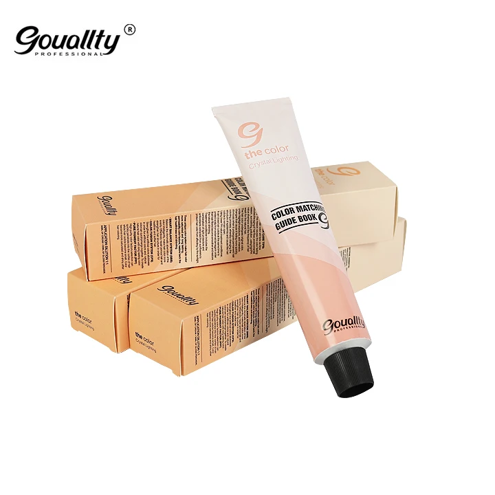 
OEM Manufacturer Private Label Wholesale PPD Free Salon Use Professional Demi Permanent Hair Color Dye Cream With Chart 