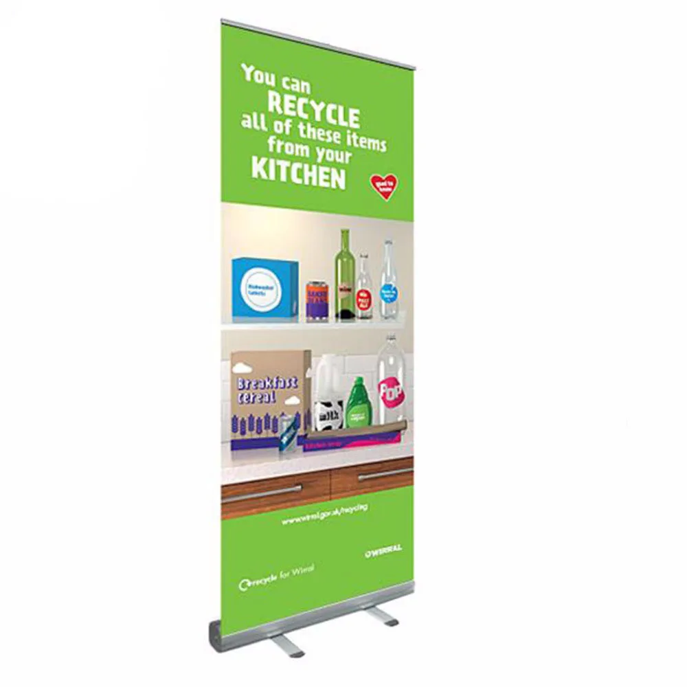 Custom Brand Printed Display Exhibition Roll Up Banner Stand Roll-up Pull Up advertising Display Banner Custom Roll Up Display