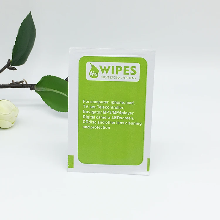 Oem Odm Non-alcoholic Electronic Optic Lens Cleaning Wipes Singe Screen Keyboard Mouse Wet Wipes