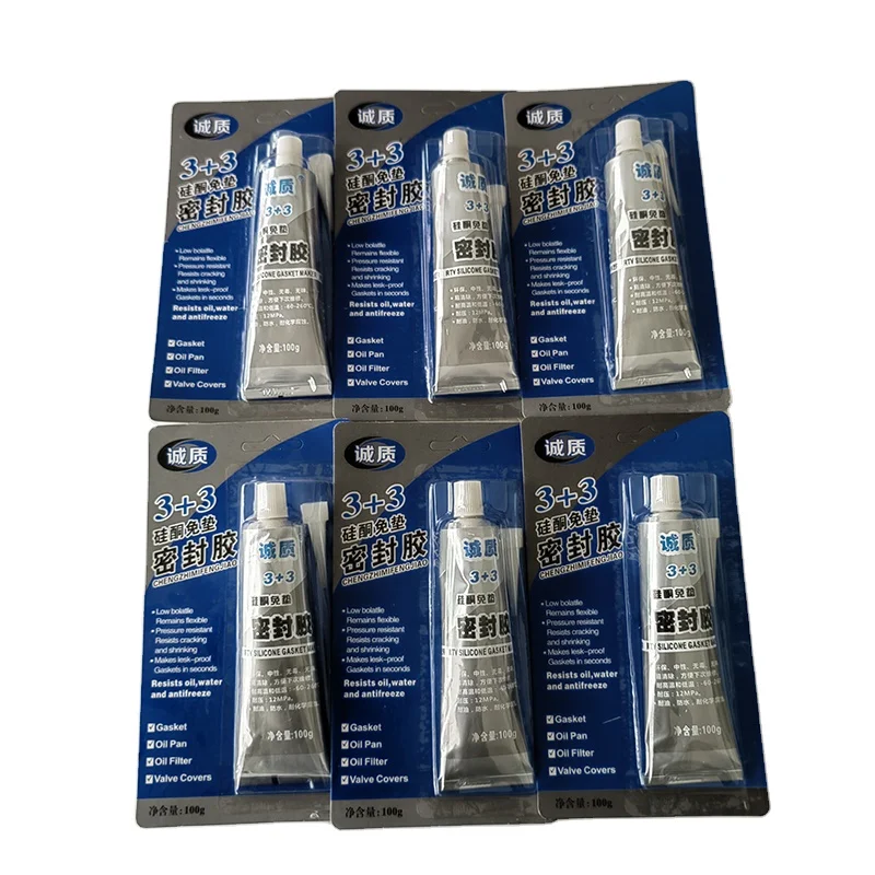 588 sealant silicone gasket free engine water pump maintenance red soft sealant