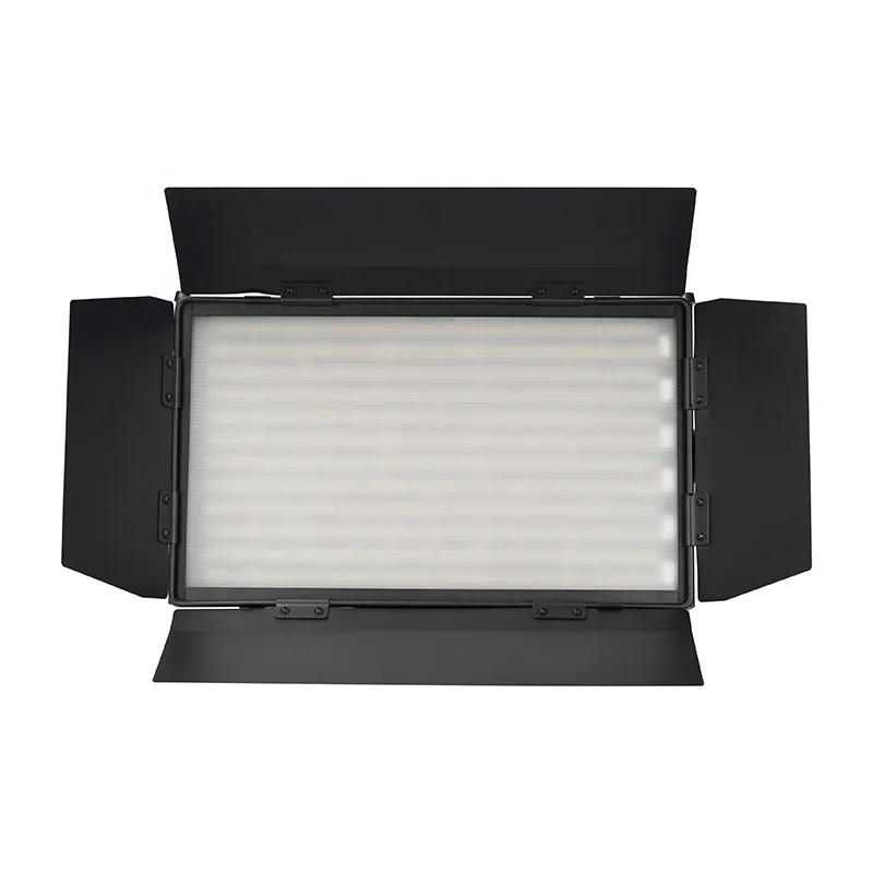 2022 hot sale 300W Bi-color led Sky Panel theater light studio panel light led studio lighting equipment with barn door