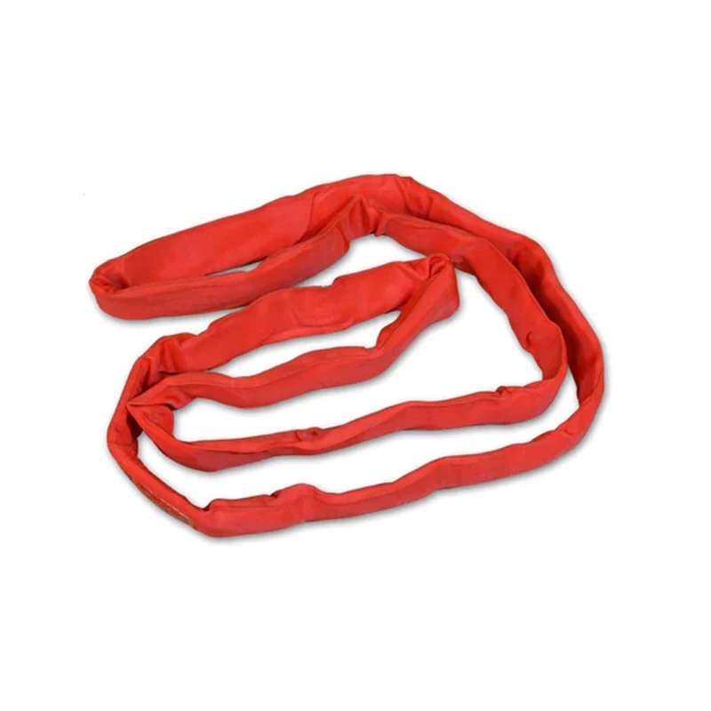Round Sling 8400 lbs Vertical Capacity 4 Feet Length 16800 lbs Basket Heavy Duty Polyester Lifting Sling