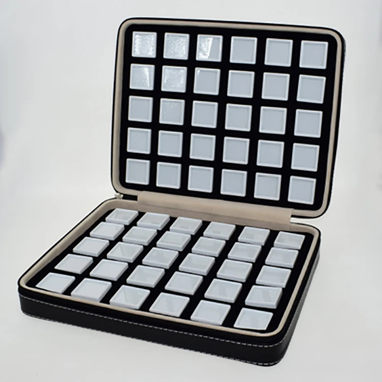 with zipper bag jewelry display storage acrylic box jewelry storage box