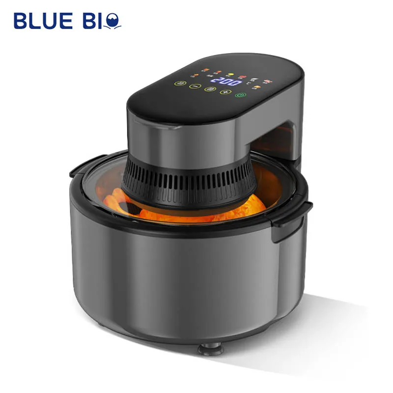 Home Intelligent Visual Air Fryer Multifunctional 8L Large Capacity Oil-free Electric Fryer French Fry Machine Oven