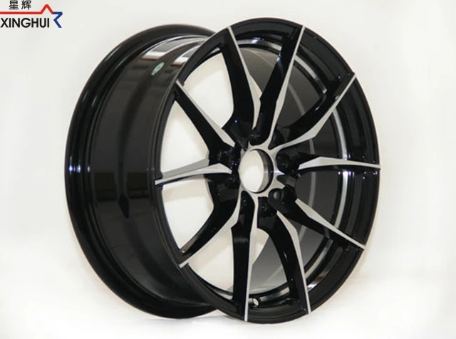 Высококачественные 15 дюймовые черные 4x100 диски 16 дюймов 4 отверстия колесные диски из алюминиевого сплава