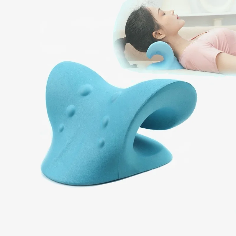 Factory  Custom Shoulder  Relief Pain Chiropractic Relaxer Orthopedic Traction Stretcher Medical Conqueror Massage Neck Pillow