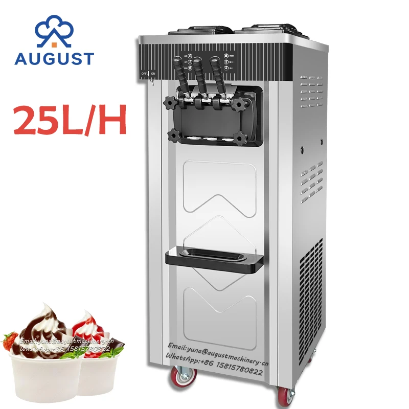 Машина для мороженого Glace Italienne Appareil Pro Ijsmaker Softijsmachine Eis Maschiene Gelatiera с компрессором