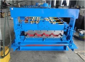 PLC Control System Motor Bearing Gear Core Wall Floor Roof Tile Roll Forming Machine