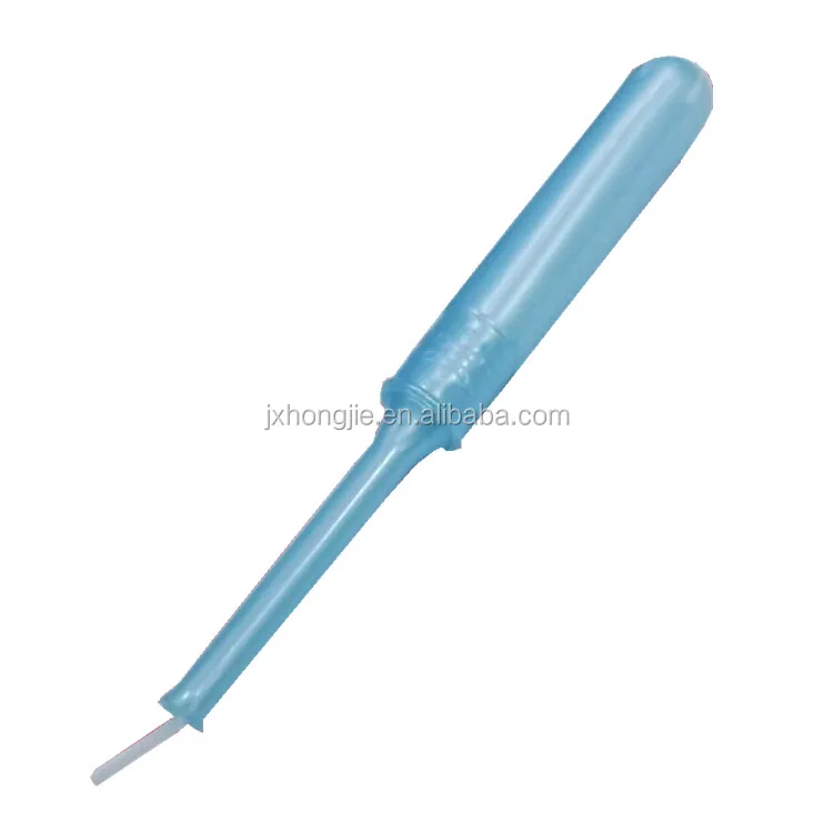 Disposable organic cotton catheter tampons with plastic applicator super size tampons