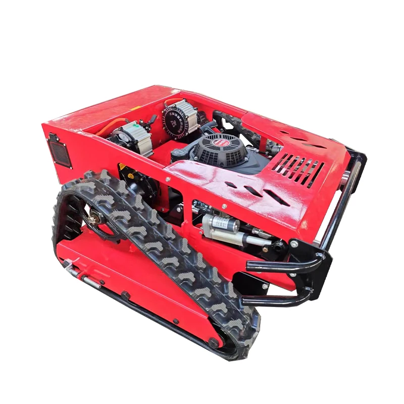 Agriculture Gasoline Cordless Lawn Mower Gasoline Engine Remote Control Robot Lawn Mower