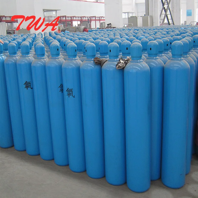 cilindros de gas 40L 150bar DOT ISO 12.5kg oxigen cylinder medical,oxygen tank for Cilindro de oxigeno medico