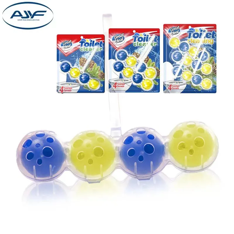 Eco-friendly Aromatic powerful remove bad odor for Bathroom hanging Toilet Cleaning Balls for Deodorizing