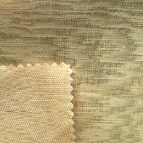 Factory directly sale 21*14/54*52 144GSM pigment dyed 55%Linen 45%cotton Blend fabric wholesale for clothing