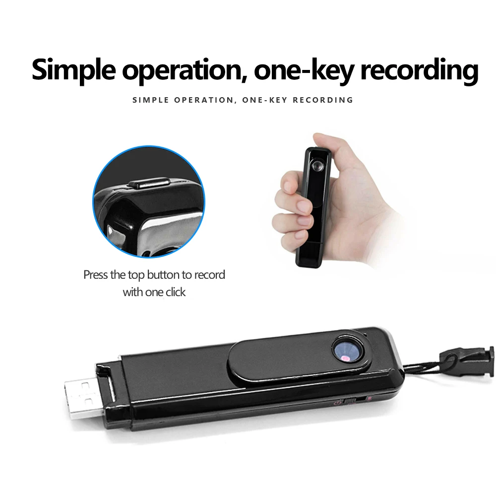dropshipping 2022 new arrival 008 Usb HD smart pen camera Wearable back clip loop recording mini camera