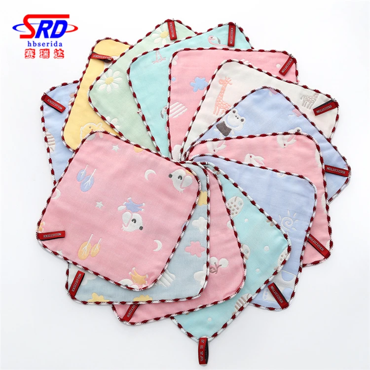 Детское полотенце для лица 20 см X 23 см, 100% полиэстер, 170 г, марлевая ткань для мытья животных, детское полотенце, горячая распродажа