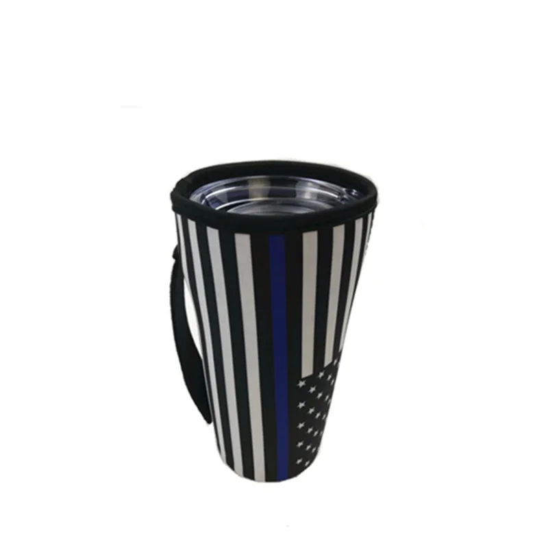 Sunflower Cactus Leopard Print Water Bottle Covers Pouch Neoprene Cup Cover for 30oz Tumbler