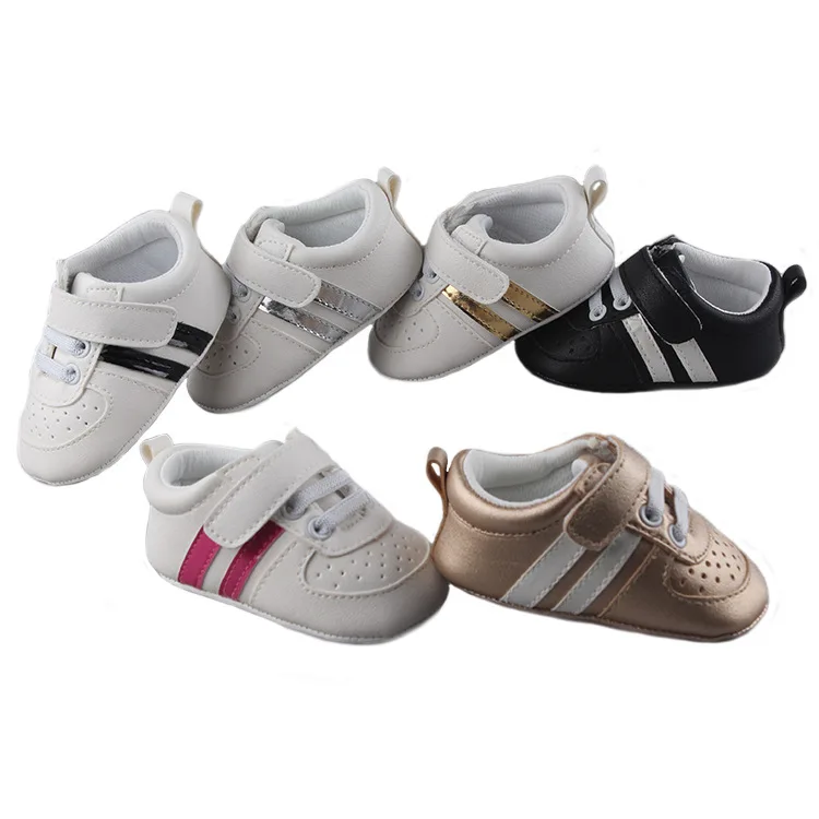 Wholesale Toddler white waterproof casual new born leather mary jane  boy girl baby shoes
