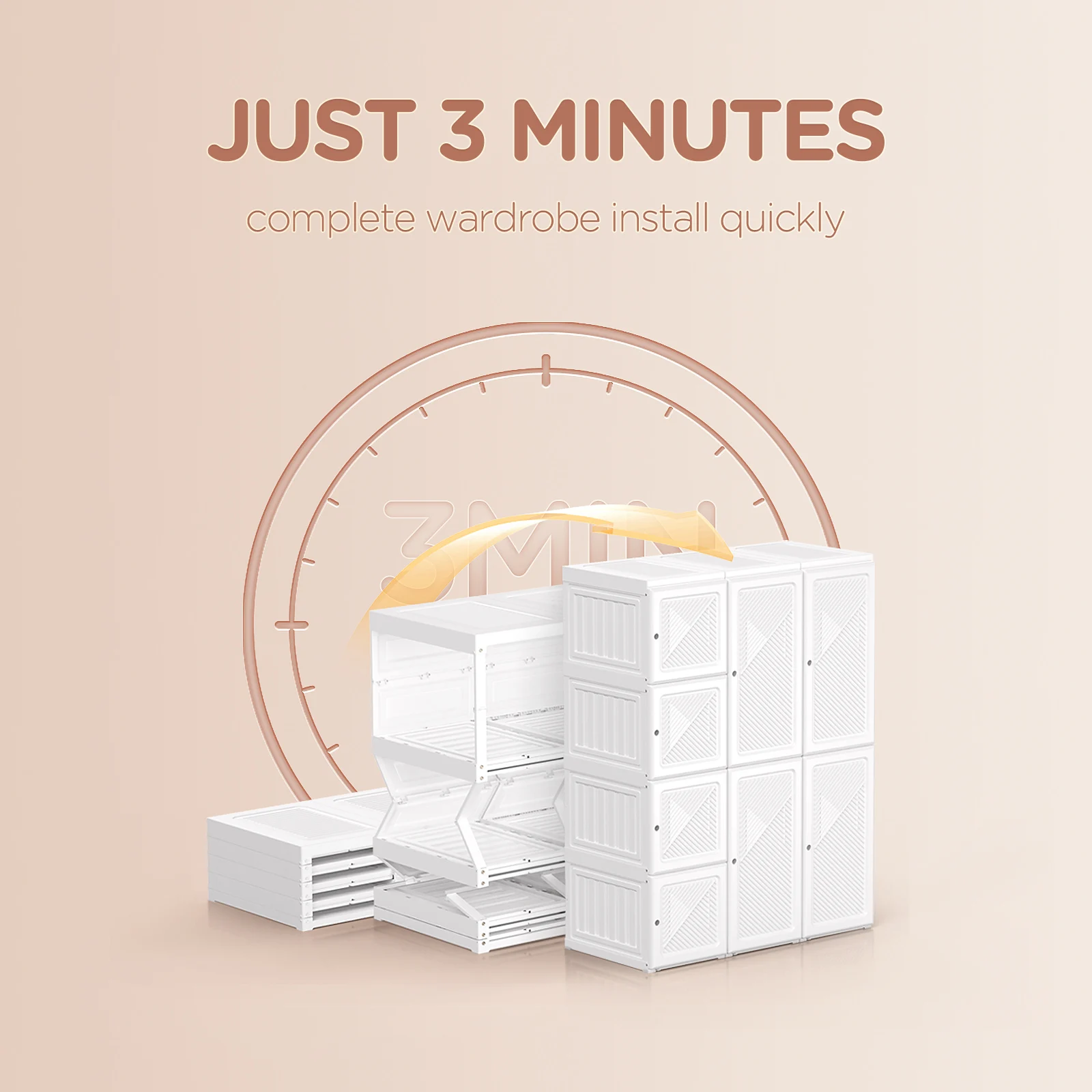 High Quality Cheap European Plastic Storage Cabinet For Clothes