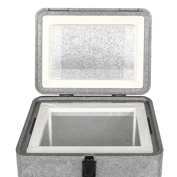 EPP Flip Container Expanded Polypropylene Foam Cooler Insulation Box For Cold Chain Transportation