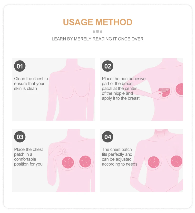 Wholesales Self-Owned Mold Adhesive Reusable Women Thin Silicone Seamless Nipple Cover Pasties Invisible Push UP Strapless Bra