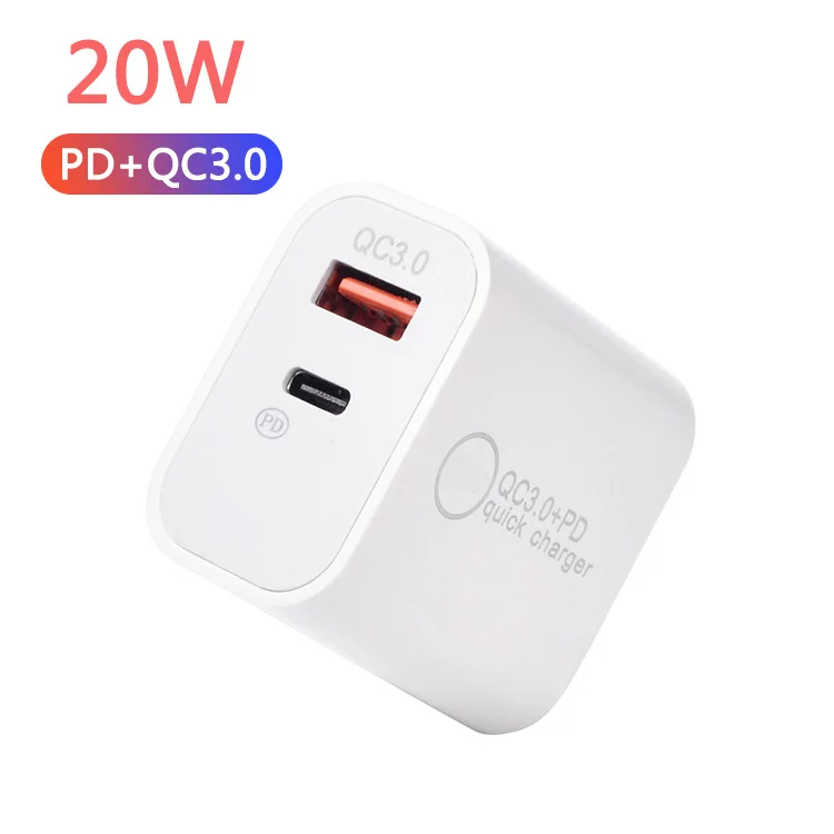 Адаптер питания Kc Ce Rohs Saa Usb-C быстрая зарядка 3 0 Pd 20 Вт зарядное устройство для телефона Usb-порт Тип C дорожное