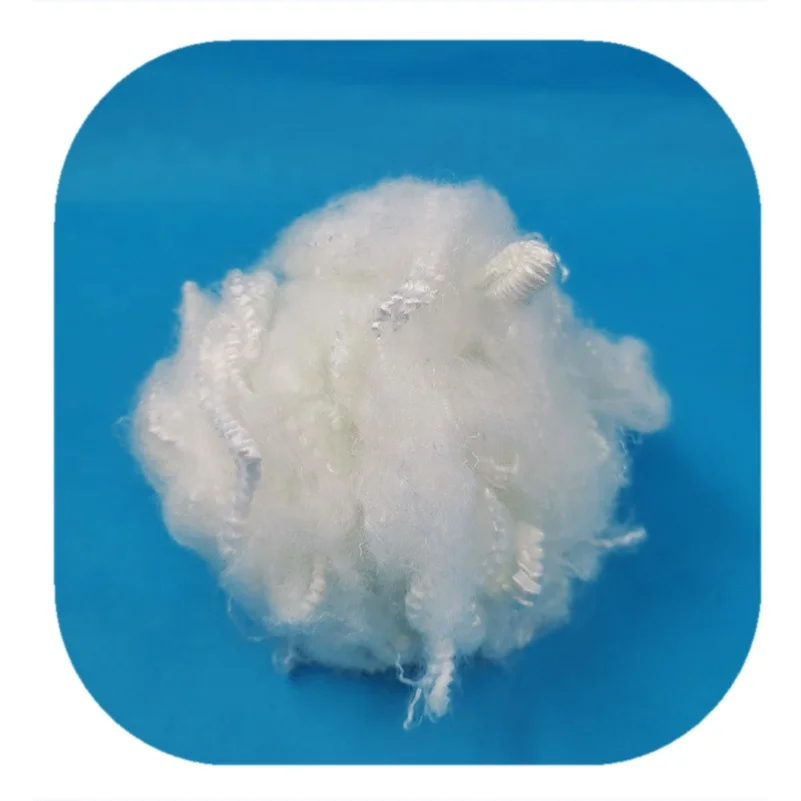 Полое переработанное Полиэфирное штапельное волокно micro fiber 0.9d для наполнения куртки