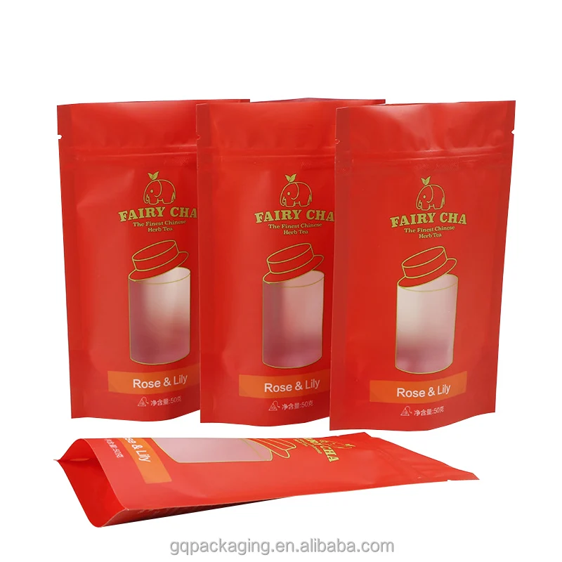 Sweet candy packaging stand up pouch tea bag jelly packing pouch standing plastic food Packaging pouch