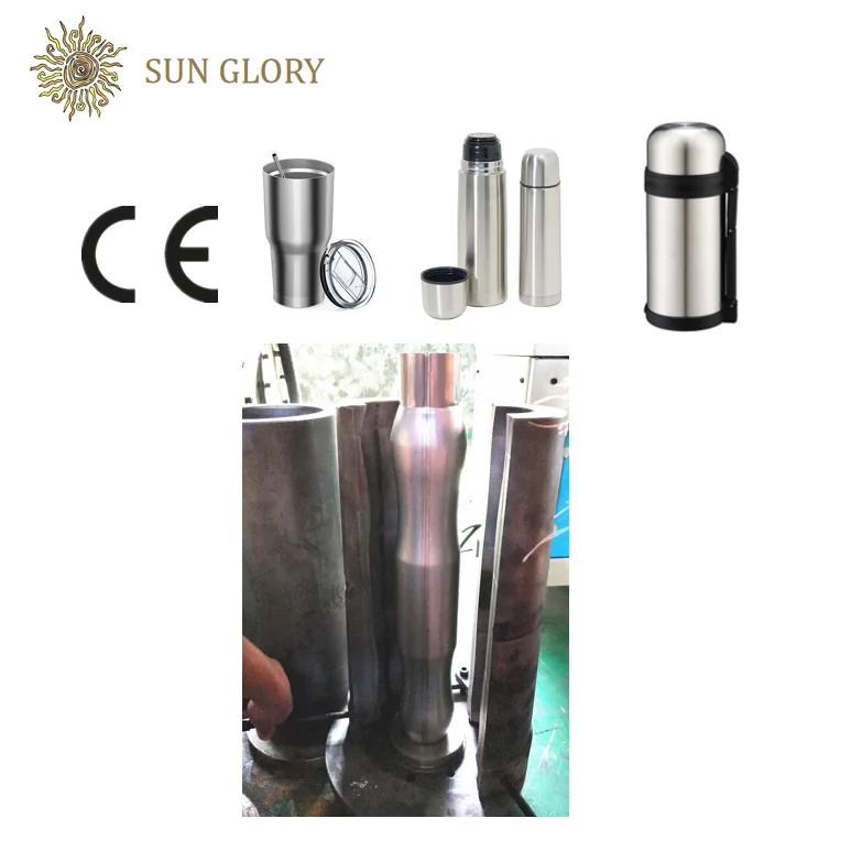 Stainless steel insulated travel mug bullet flask cola bottle coffee flask tumbler mold water bulging mold