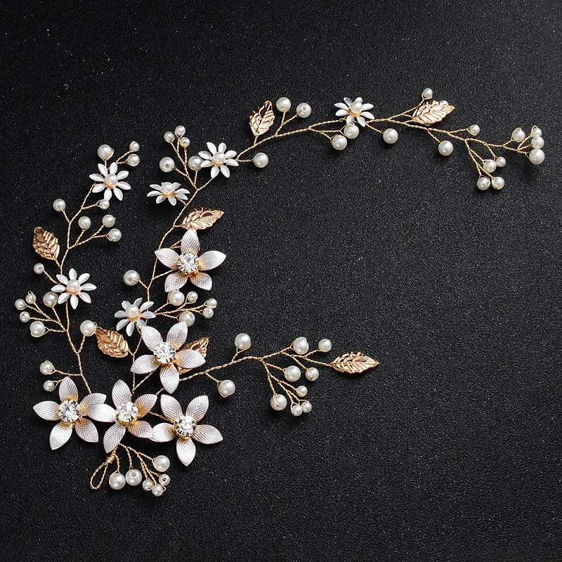 Bridal Hair Accessories Jewelry Handmade Headpieces  flower  Wedding Hair vine