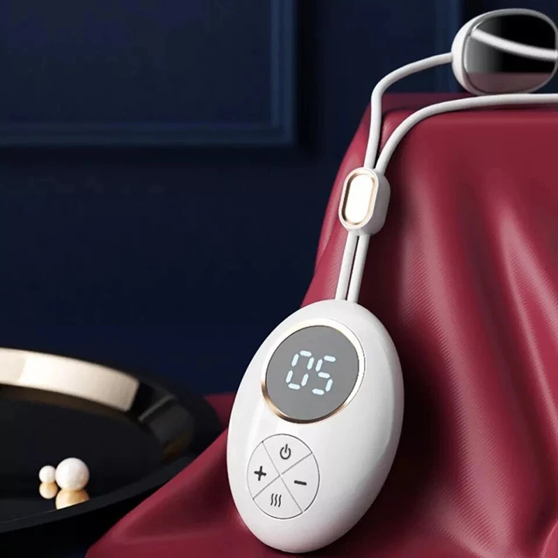 Smart Hanging Rope Electric Neck Massager Pulse Back Cervical Spine Massager Infrared Heating Pain Relief Relaxation Machine