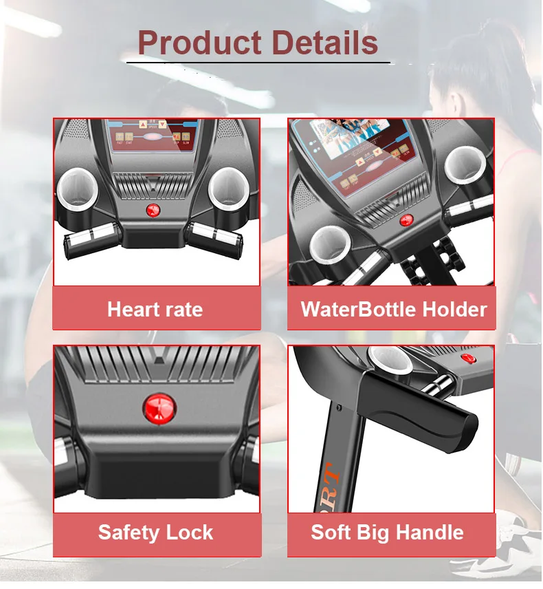 best treadmill gym equipment electric folding elliptical machine  fitness treadmill  commercial treadmills