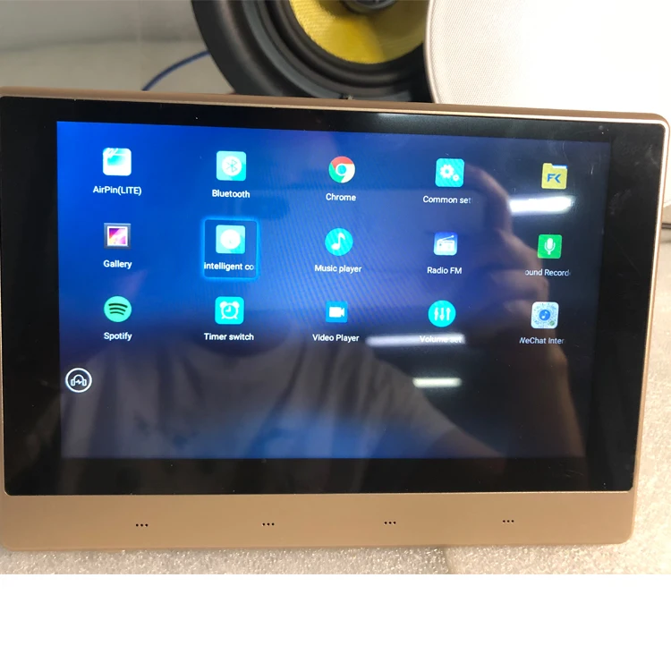 7 дюймов Android 8x30 Вт 2 зоны Tuya удаленное управление с помощью приложения BT Wi-Fi усилитель стены для умного дома гостиницы система фоновой