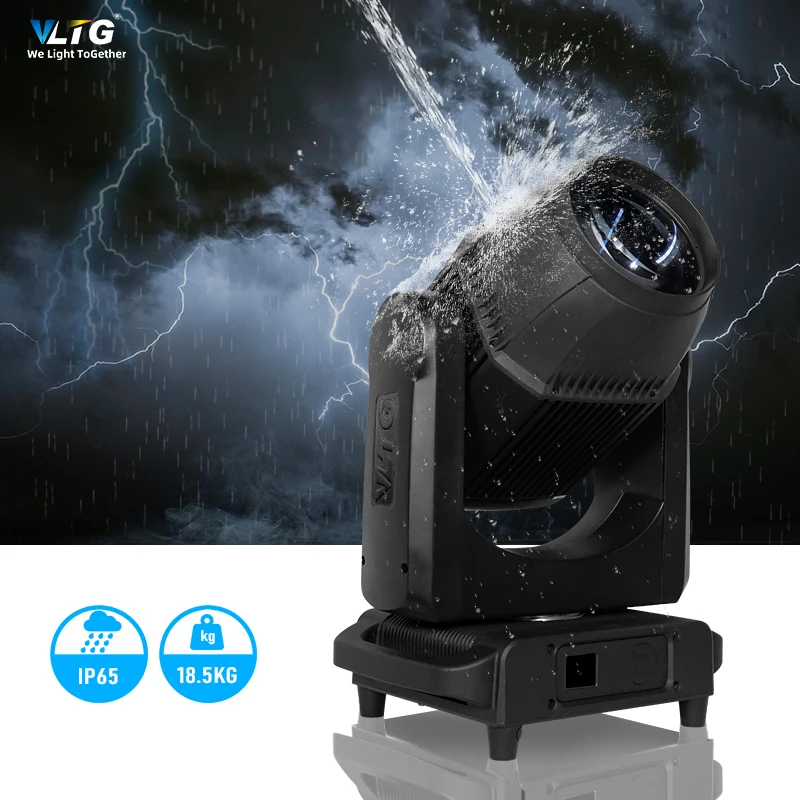 VLTG Waterproof IP65 Sharpy Mini 380W Beam Moving Head Light For Outdoor Concert Events Stage Light
