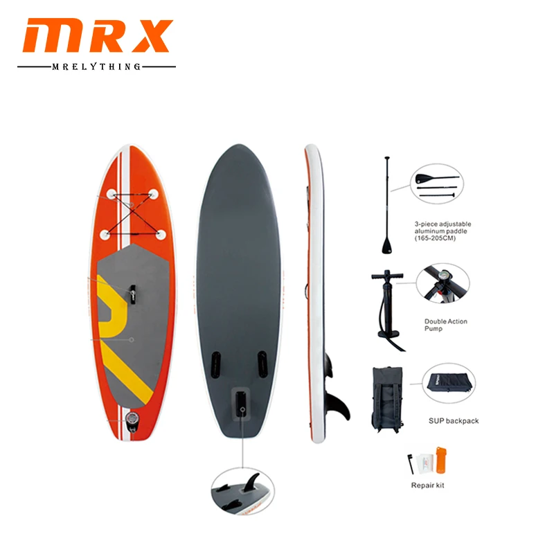 MRX wholesale paddleboard custom 2024 DWF dropstitch fishing surf race sup board paddle portable stand up inflatable sup board