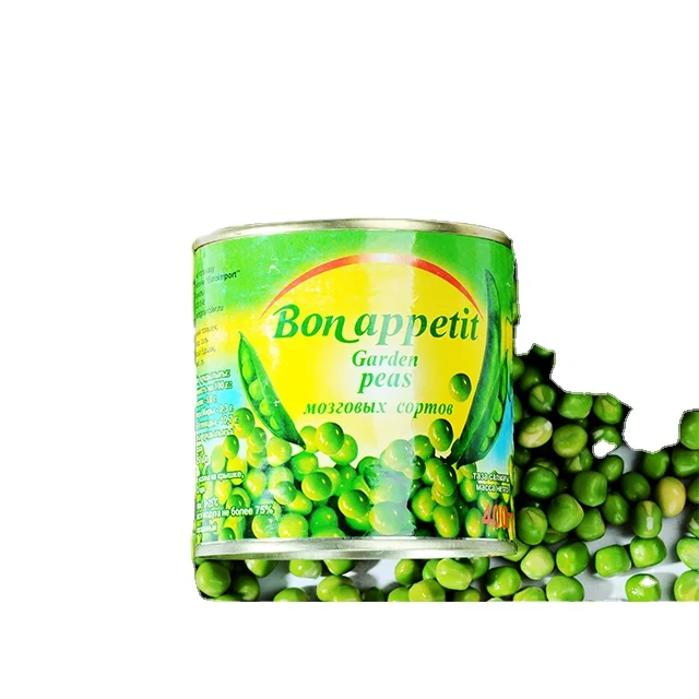 ready to eat Hot Sale Fried Sea Salt Green Peas Chinese Crispy canned Green Peas