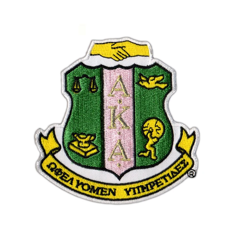 Good quality embroidery badges custom iron on chenille aka patches