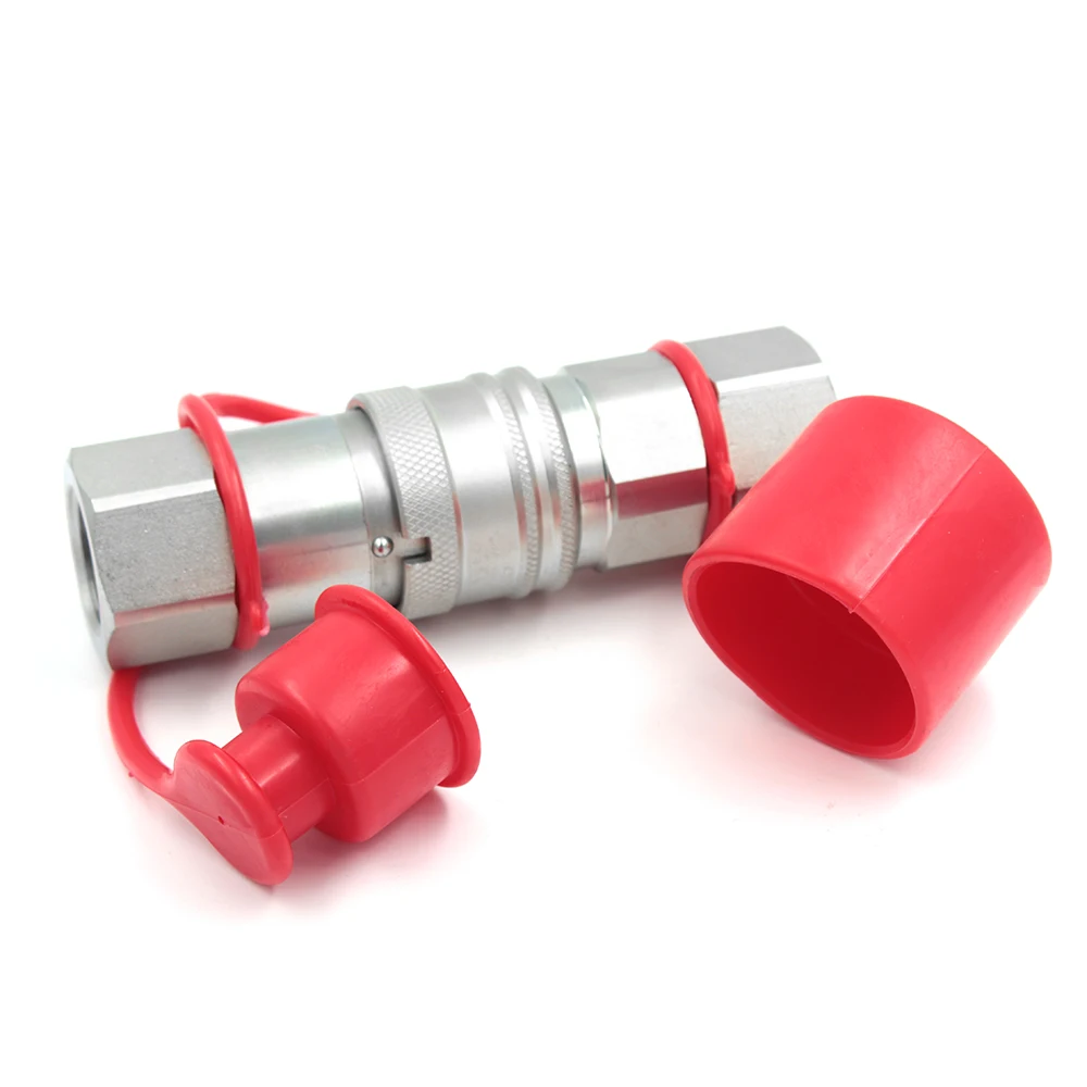 Better 1/4 carbon steel coupler water air  ISO16028 flat face connect release hydraulic quick couplings for excavator